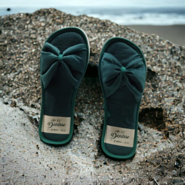 Pantufla Afelpada Con Liston - Image 2