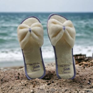 Pantufla Afelpada Con Liston
